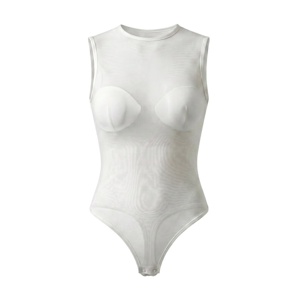 GISELE BODYSUIT - WHITE (PRE ORDER)